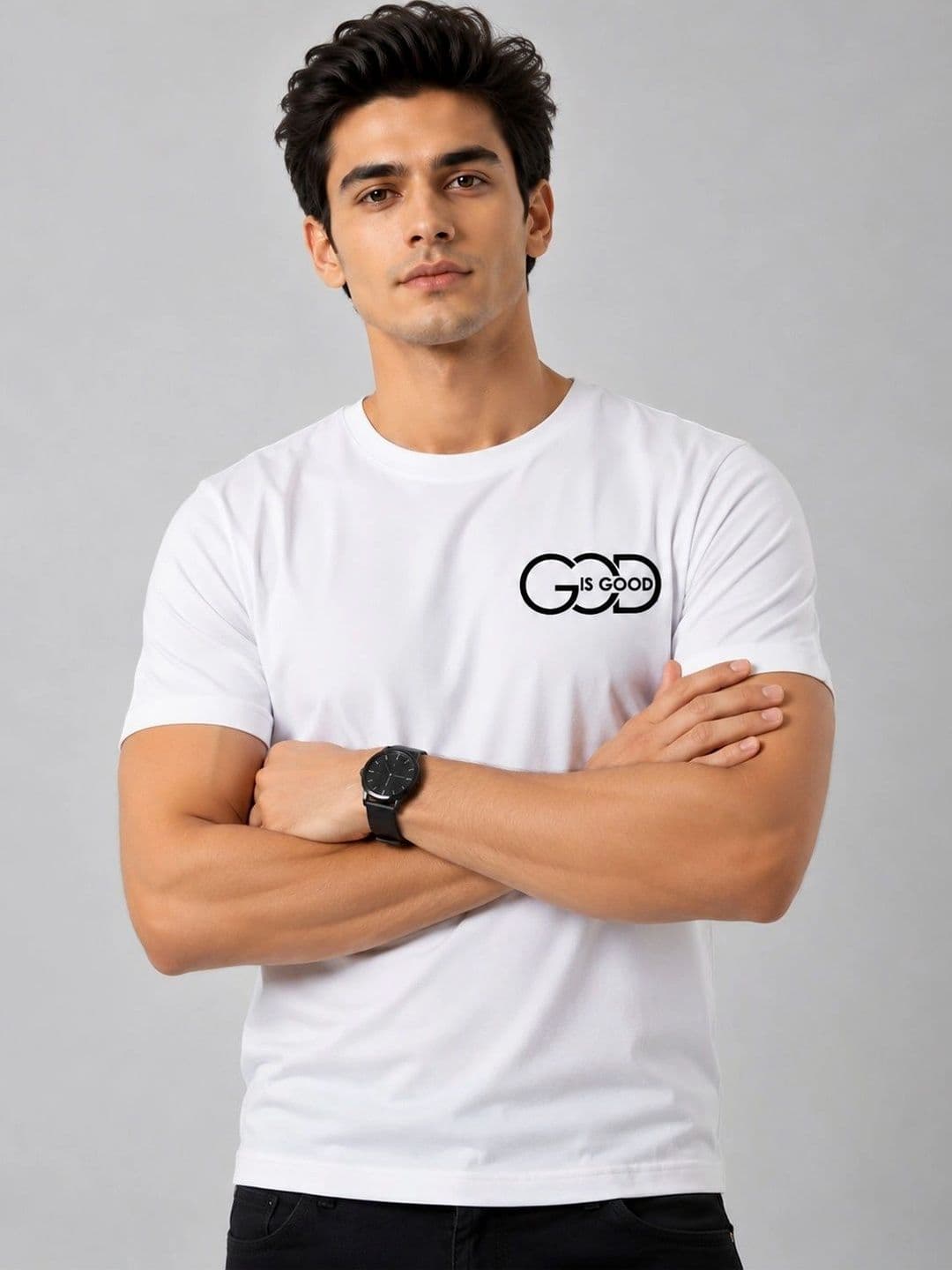Angel Bella Men Typography Printed T-shirt thumbnail 5