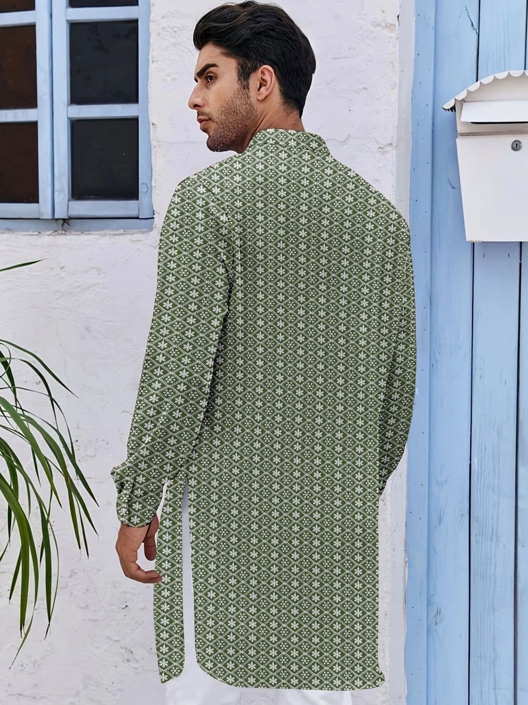 Anouk Men Ethnic Motifs Embroidery Kurta thumbnail 3