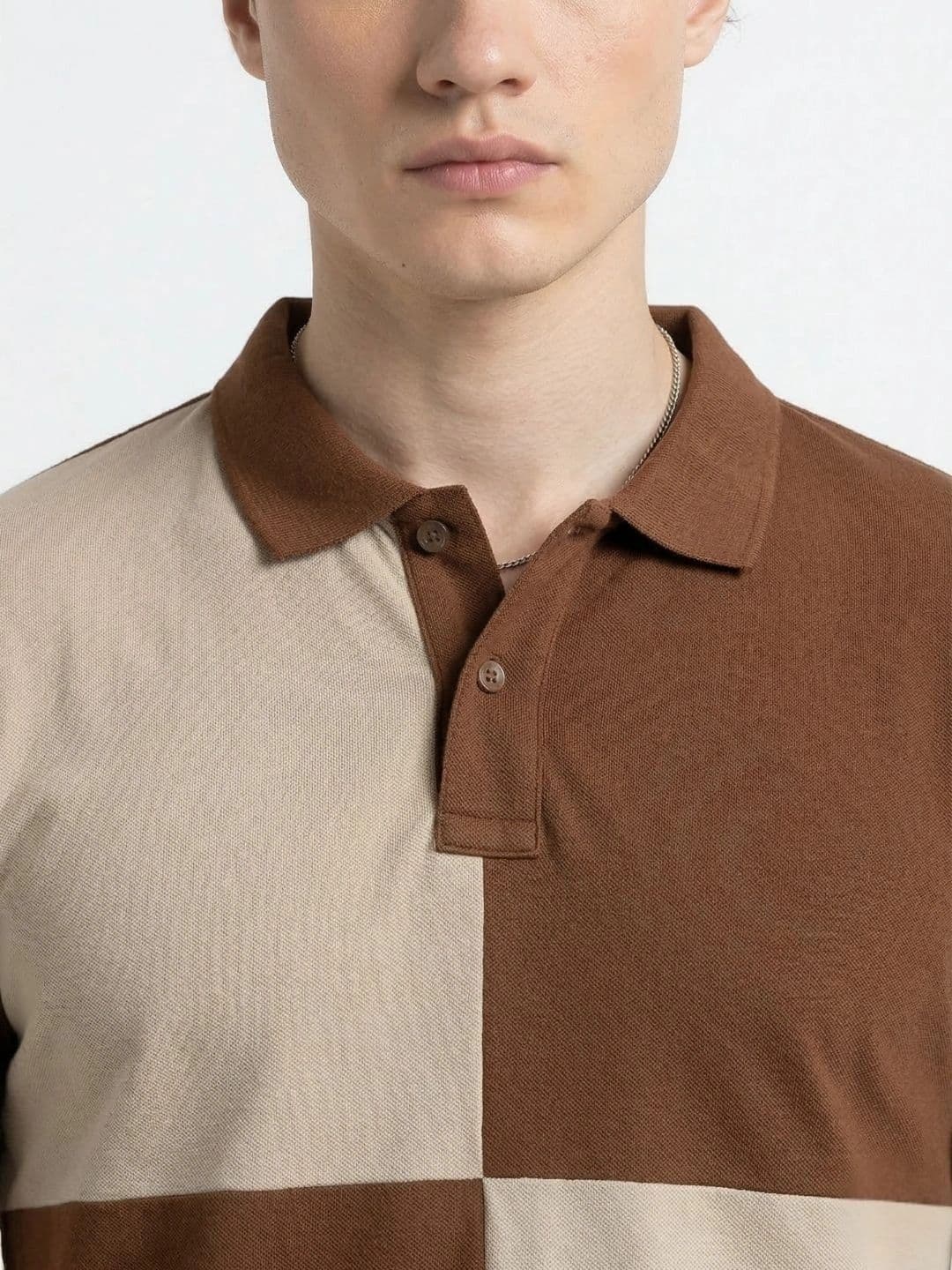 Kook N Keech Men Colourblocked Polo Collar T-shirt thumbnail 5