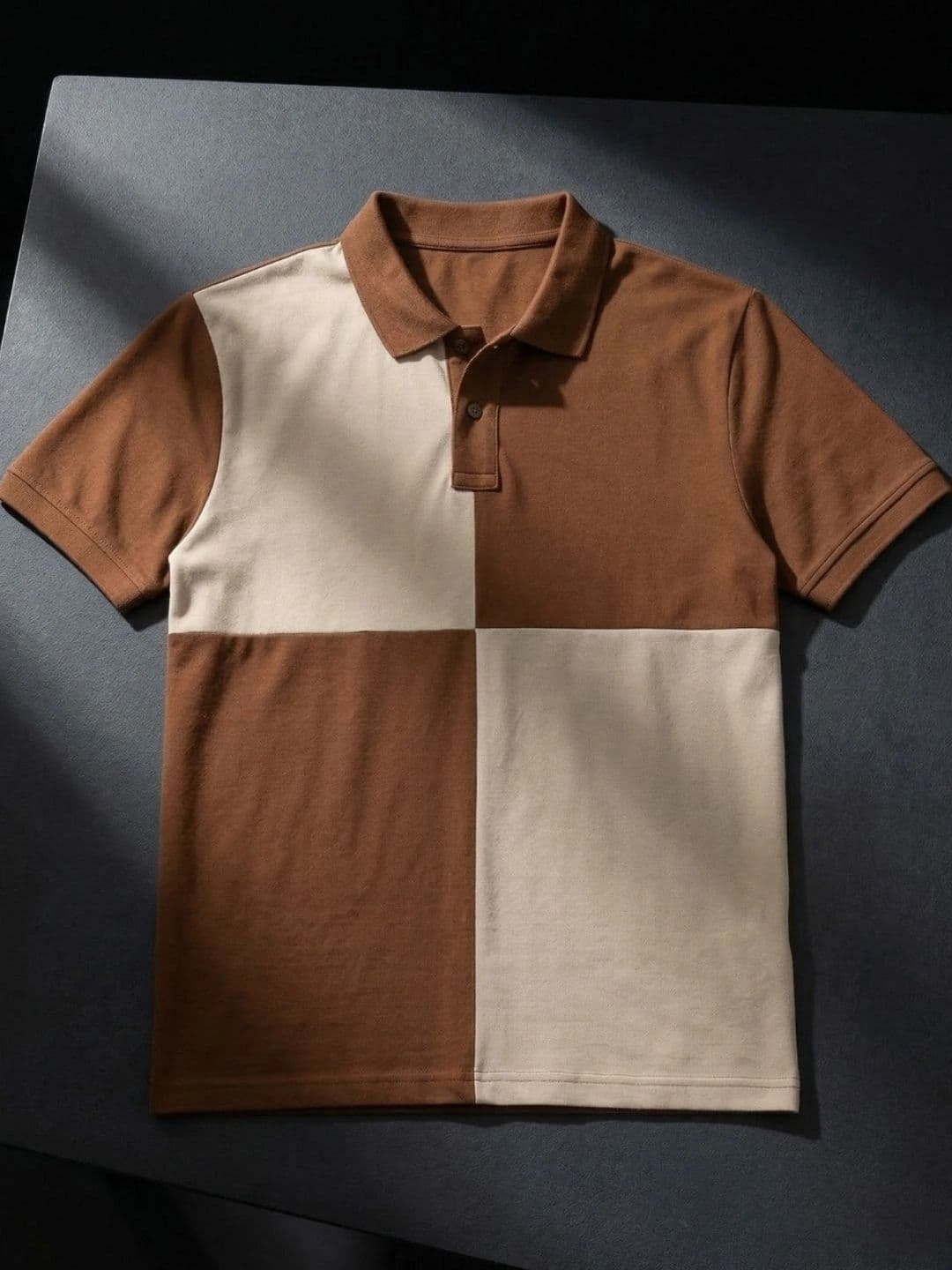 Kook N Keech Men Colourblocked Polo Collar T-shirt thumbnail 3