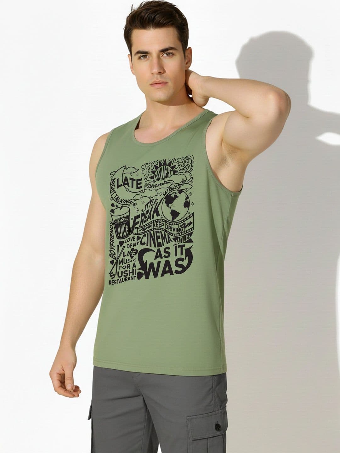 SKY HARBOAR Men Typography 2 Printed T-shirt thumbnail 4