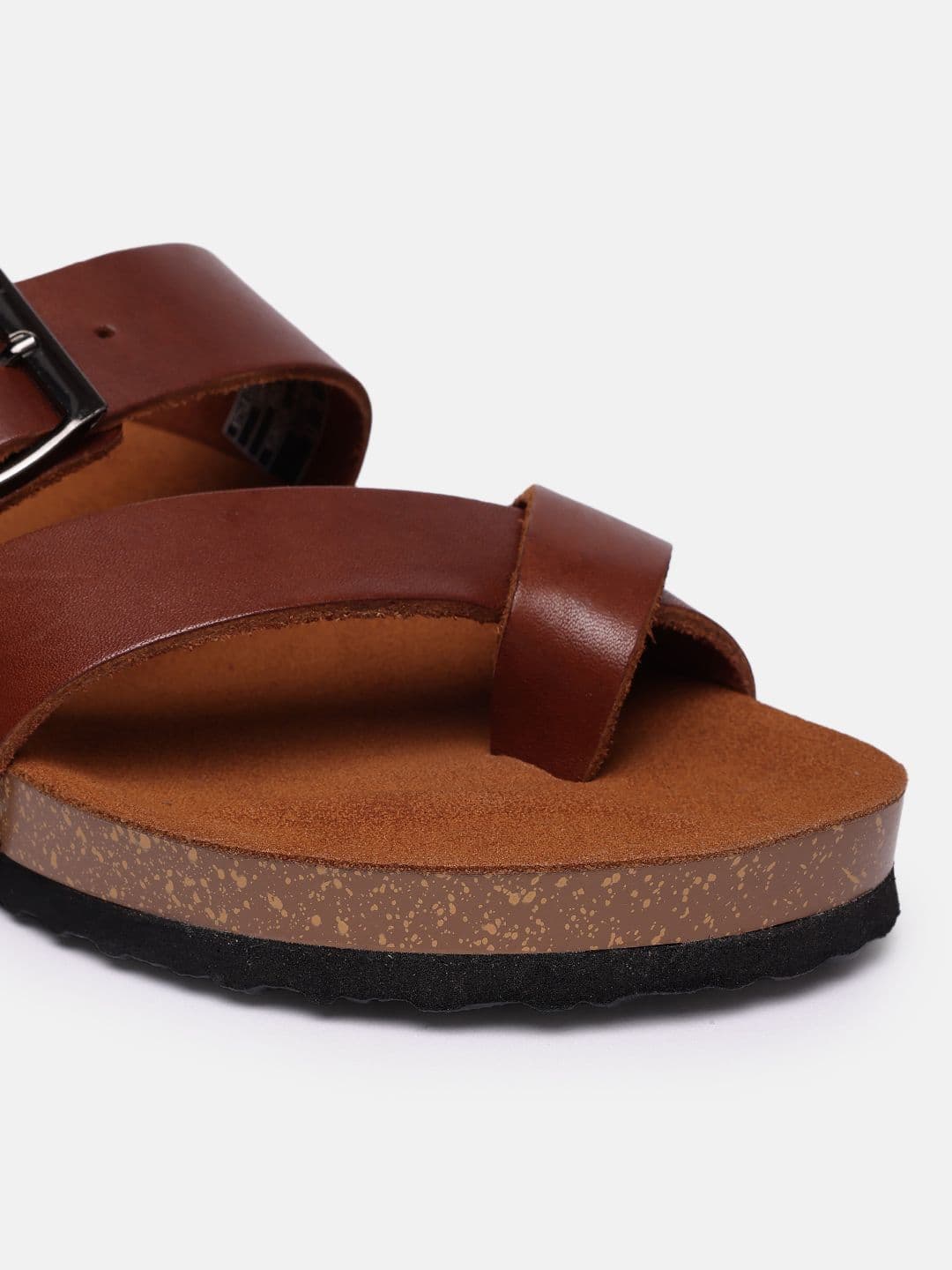 Louis Philippe Men Leather Comfort Sandals thumbnail 5