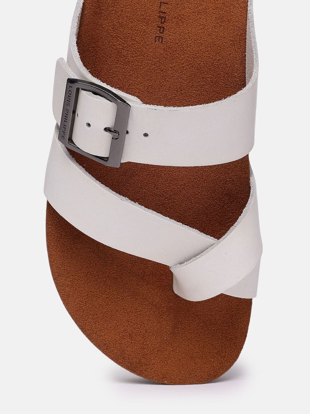 Louis Philippe Men Leather Comfort Sandals thumbnail 2