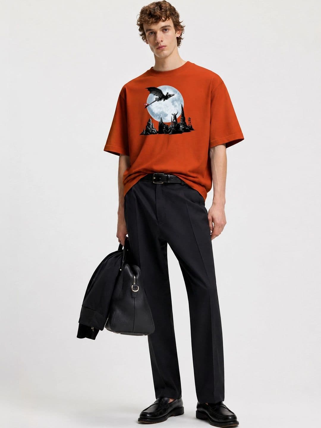 Moda rapido X TOGS & TERRE Men Printed Organic Cotton Blend T-shirt thumbnail 3