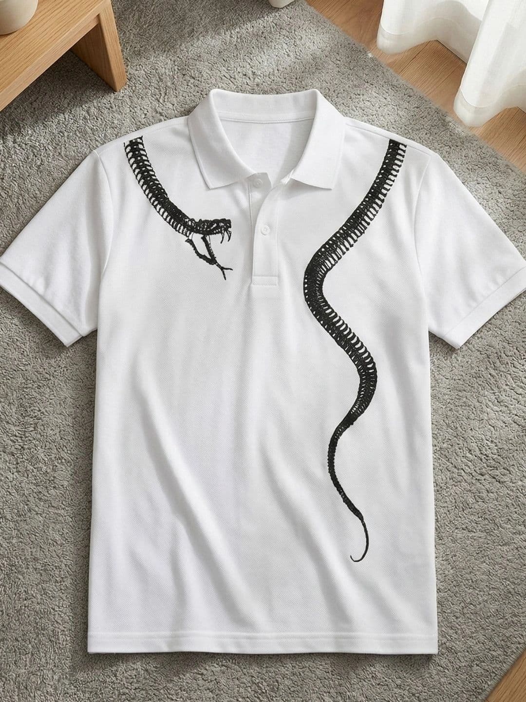 Kook N Keech Men Printed Polo Collar T-shirt thumbnail 3