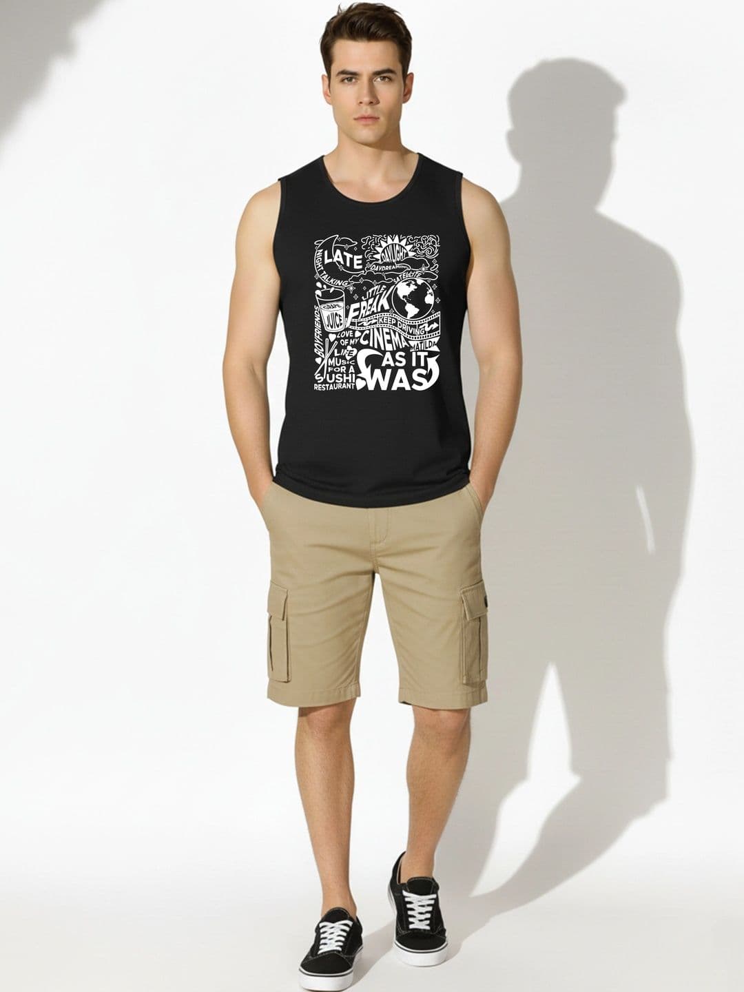 SKY HARBOAR Men Typography 2 Printed T-shirt thumbnail 3