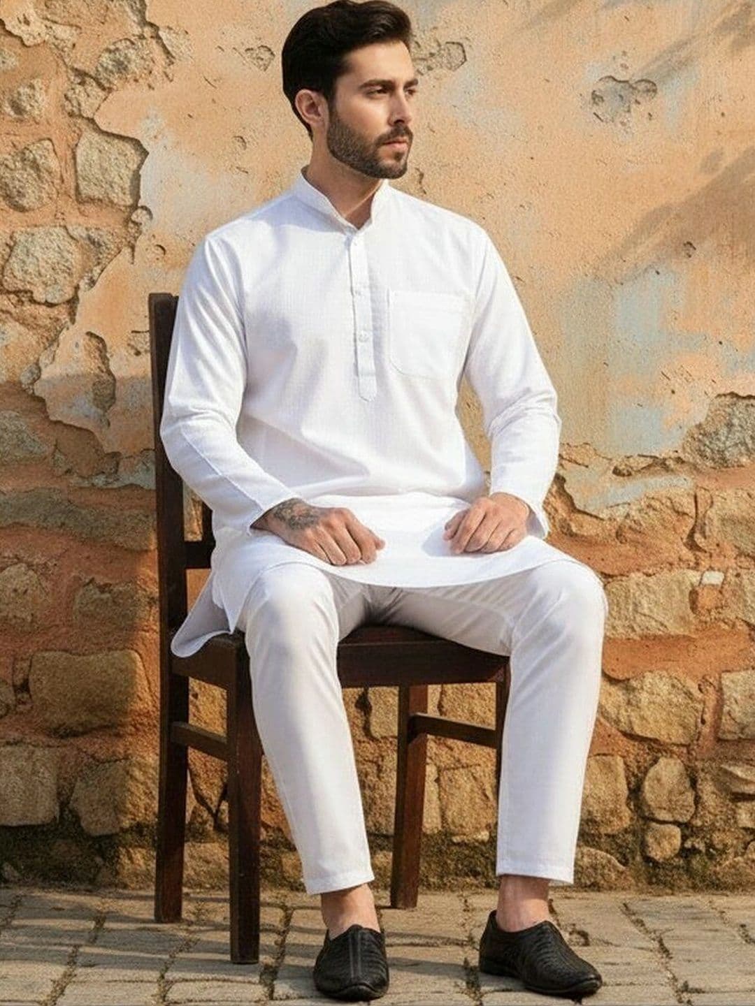 HUZUR Men Kurta thumbnail 5