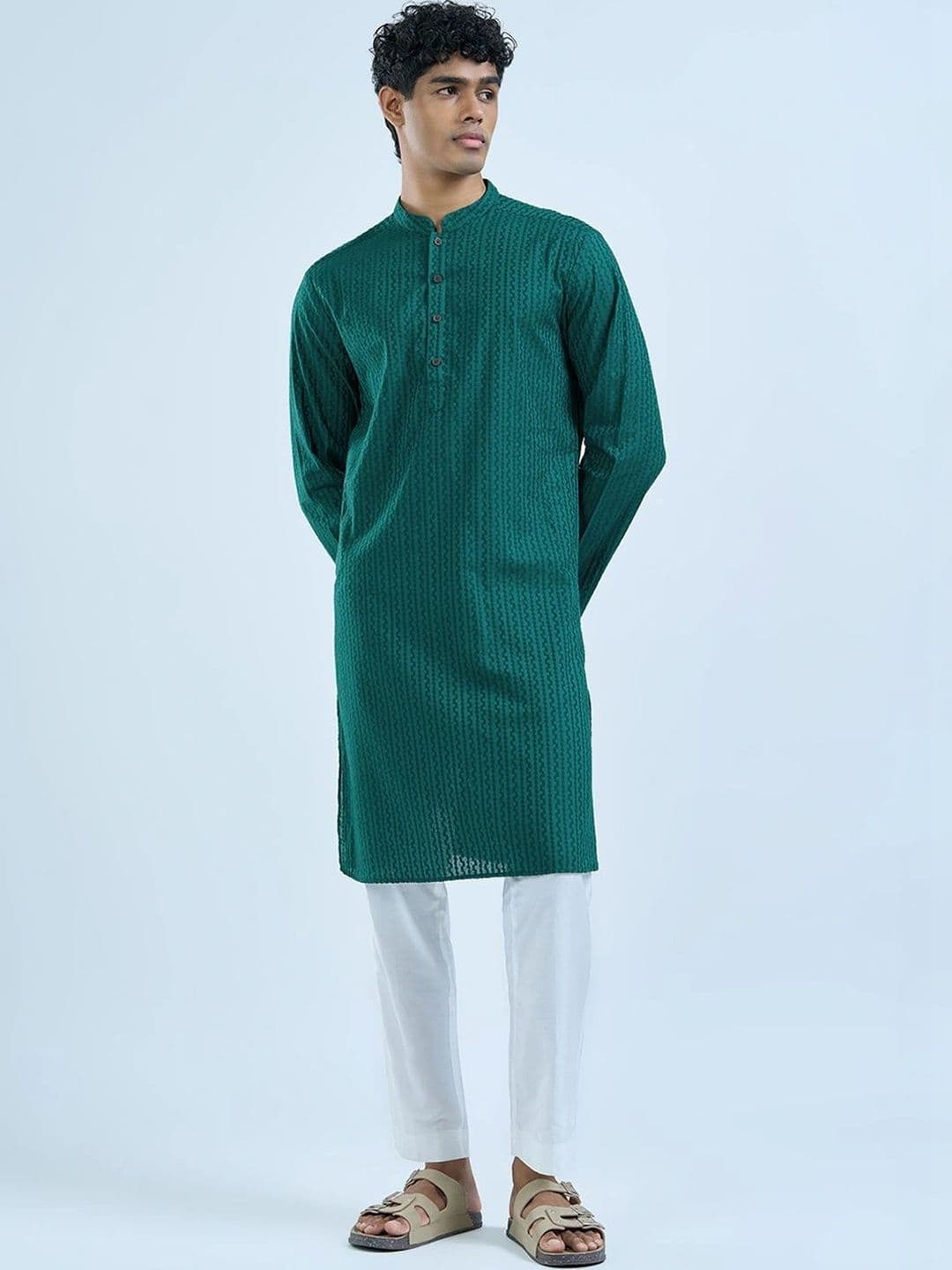 indus route by Pantaloons Men Kurta thumbnail 5