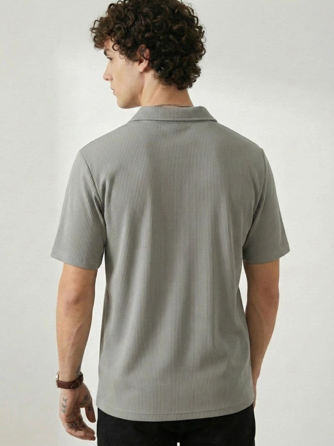 HERE&NOW Men Polo Collar T-shirt thumbnail 3