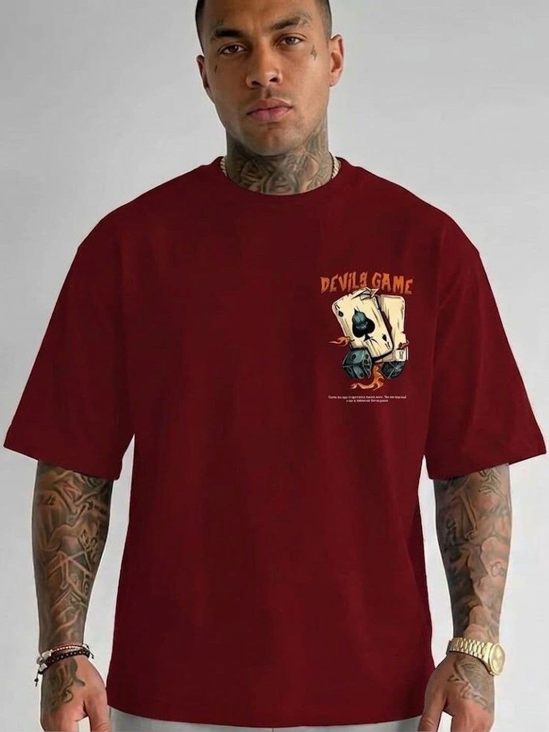 HUMMING TONE Men Printed T-shirt thumbnail 3