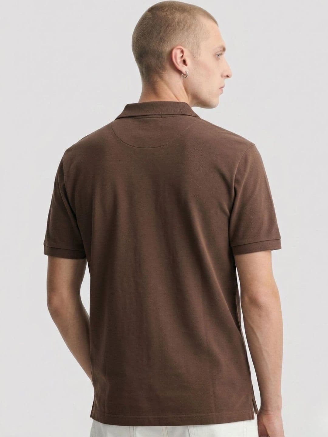 HERE&NOW Men Polo Collar T-shirt thumbnail 3