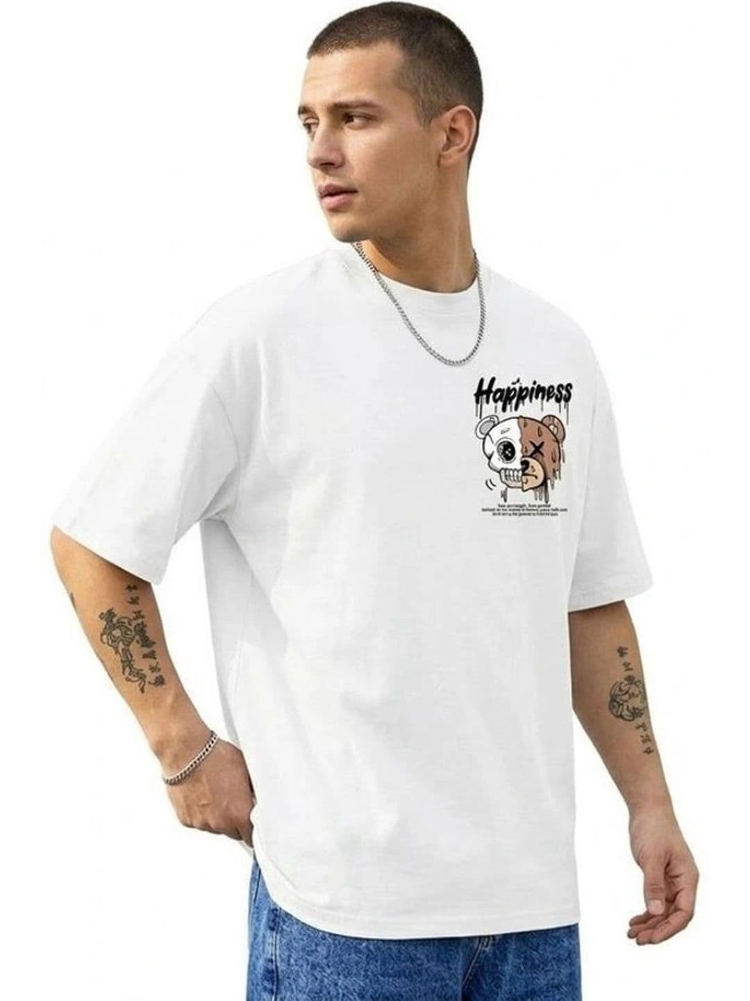 HUMMING TONE Men Printed T-shirt thumbnail 3