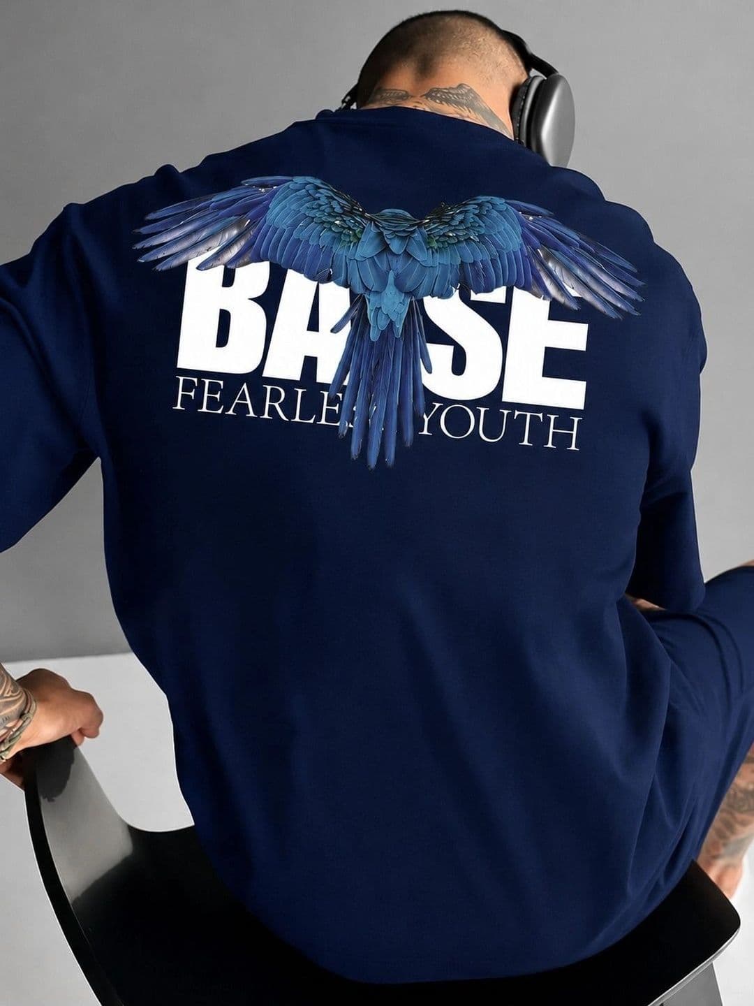 Moda Rapido Men Printed Drop-Shoulder Sleeves T-shirt - view 1
