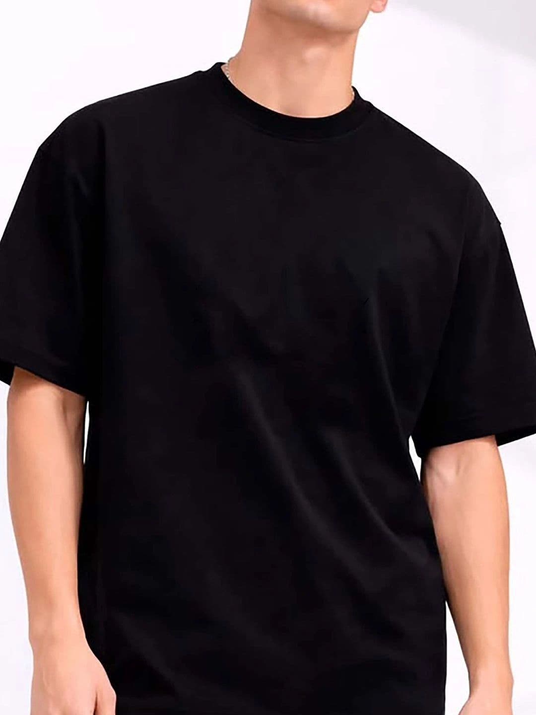 Mast & Harbour Men Printed Drop-Shoulder Sleeves T-shirt thumbnail 4