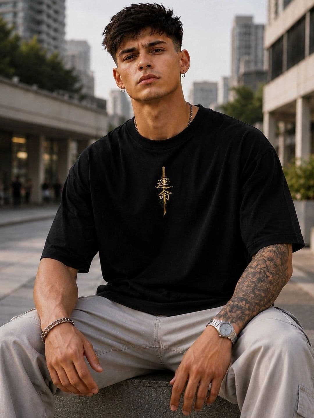 Moda Rapido Men Printed T-shirt thumbnail 2