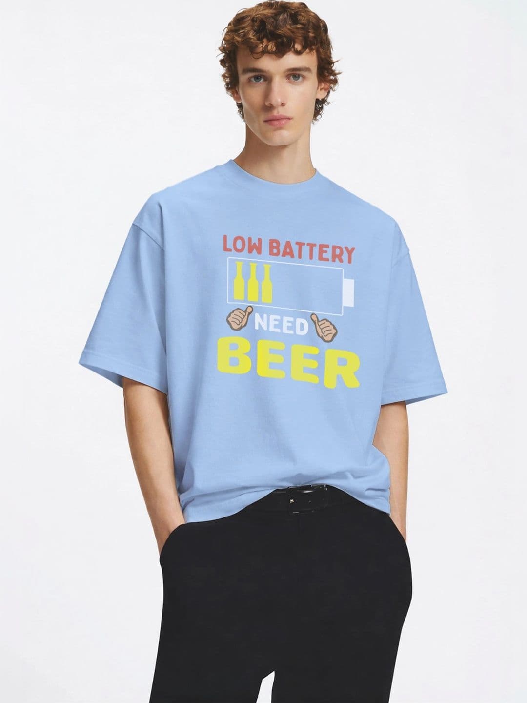 Moda rapido X TOGS & TERRE Men Printed Drop-Shoulder Sleeves Organic Cotton Blend T-shirt - view 1