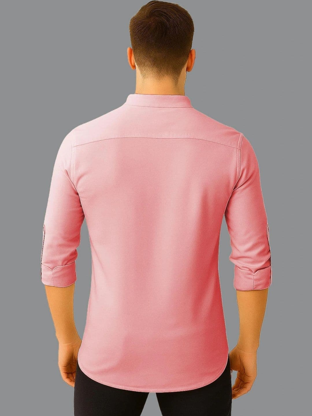 Amrit Trending Men Pack of 2 Cotton Mandarin Collar Kurta thumbnail 5