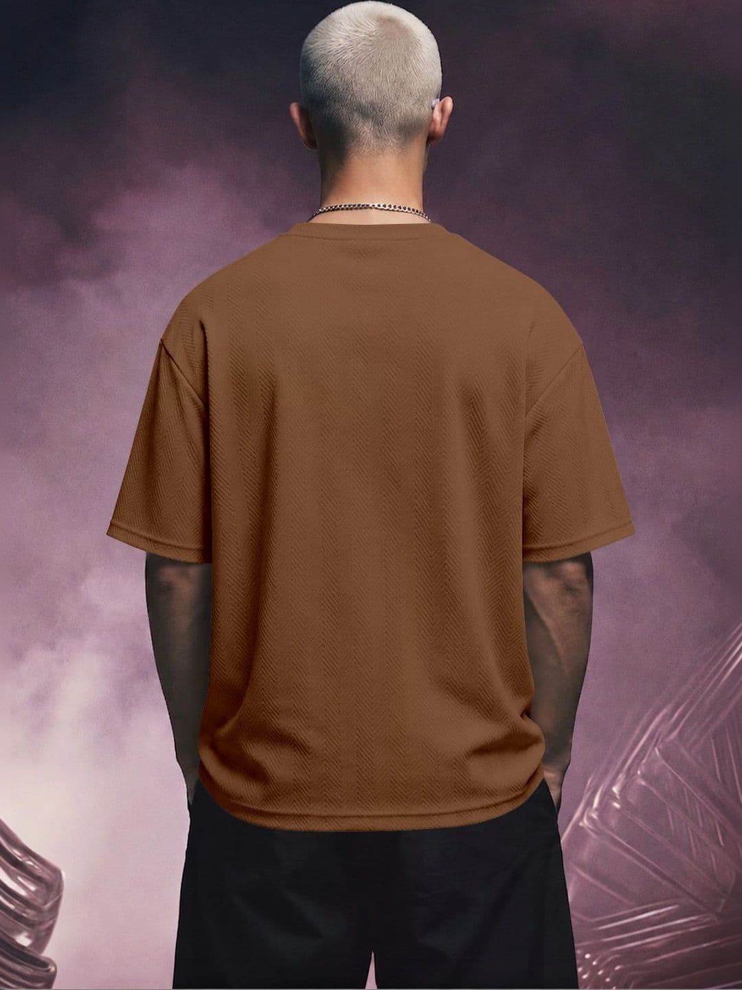FTX Men Typography V-Neck T-shirt thumbnail 2
