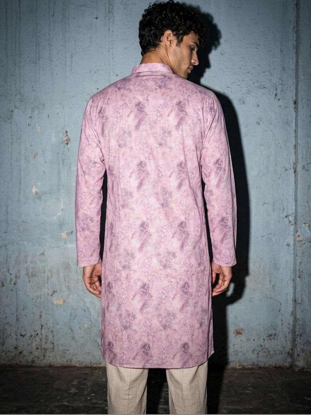 DRIP CHOWK Men Printed Jacquard Kurta thumbnail 5