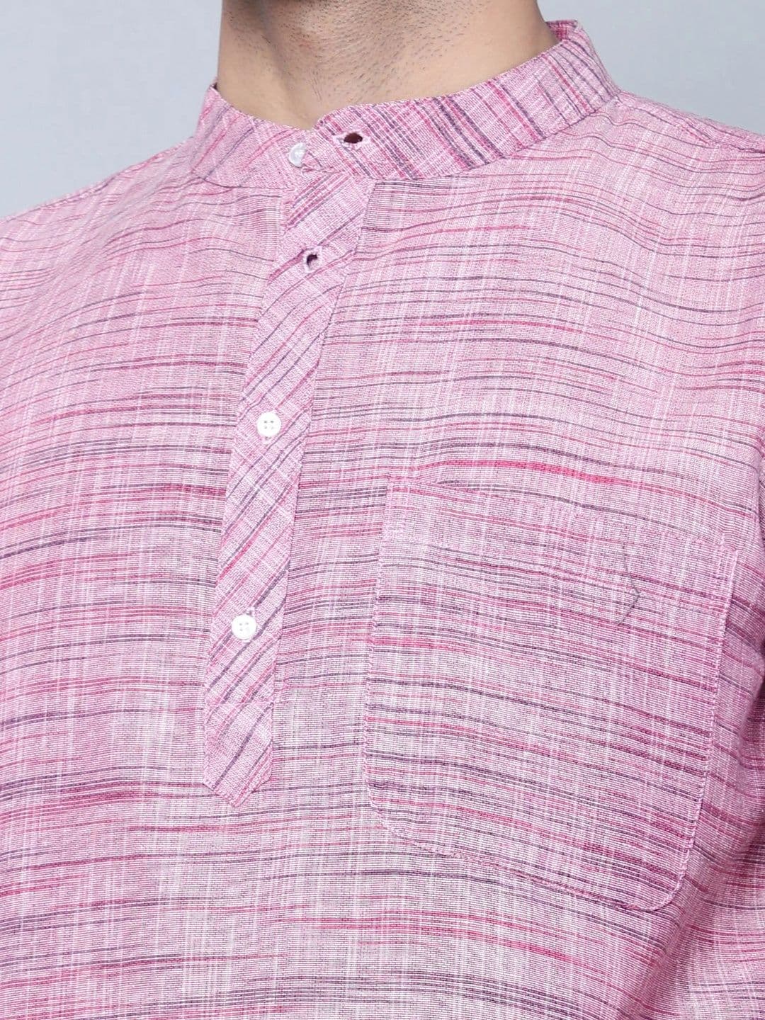 Latest Chikan Garments Men Khadi Kurta thumbnail 4