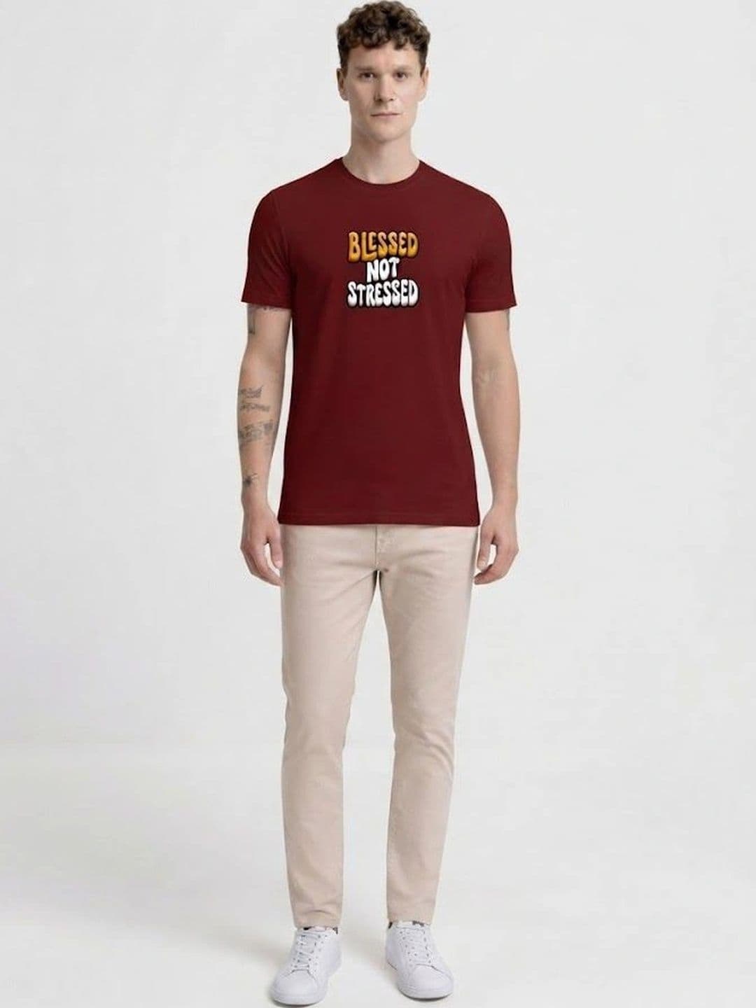 BAESD Men Typography Printed T-shirt - view 1