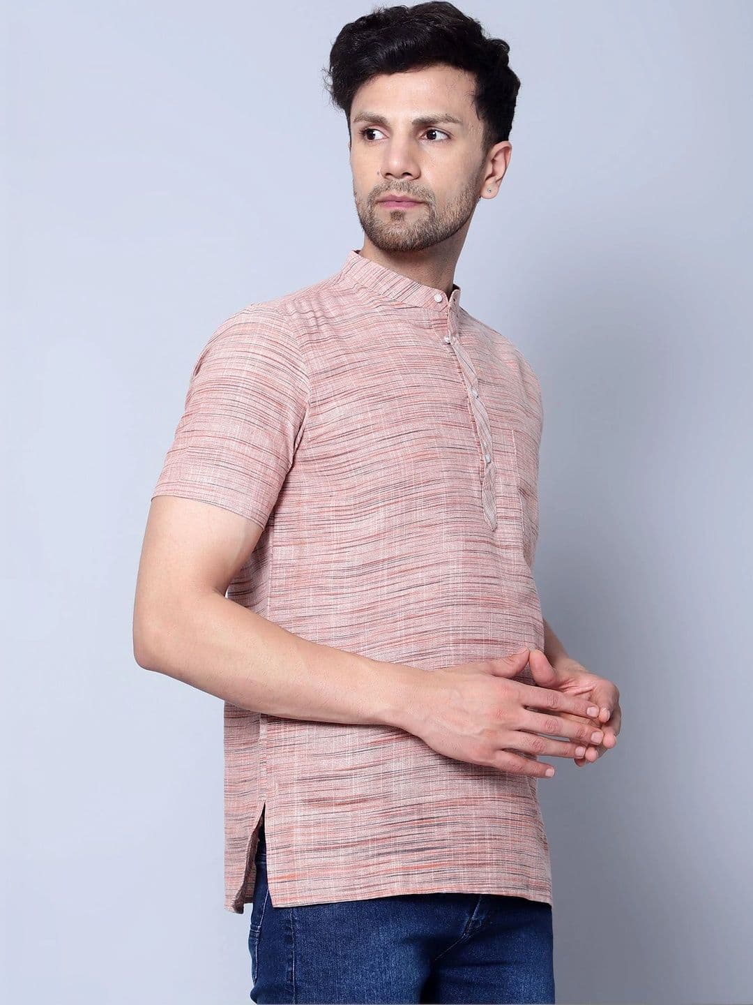 Latest Chikan Garments Men Khadi Kurta thumbnail 2