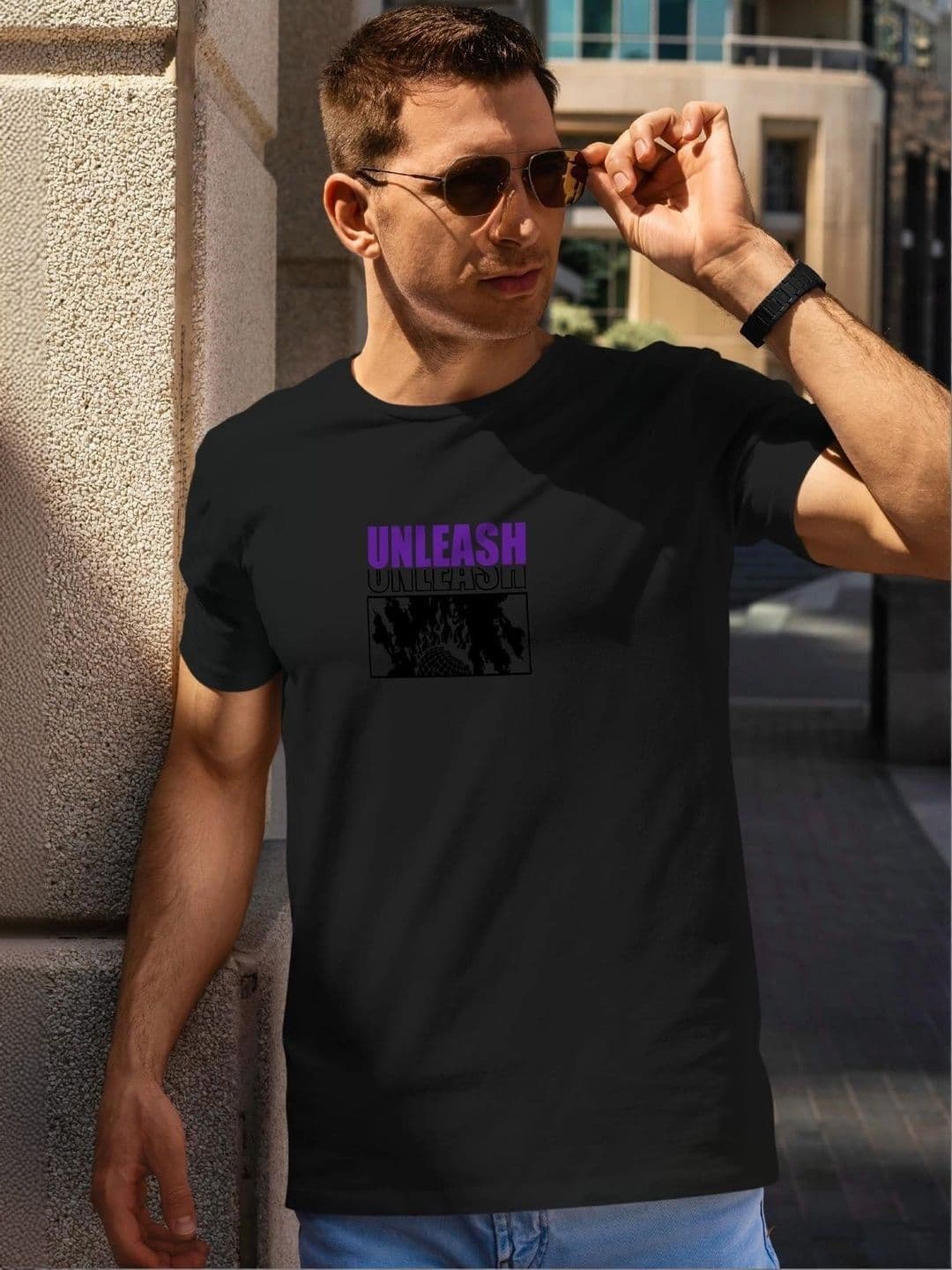 MERCHX Unisex Typography Printed T-shirt - view 1
