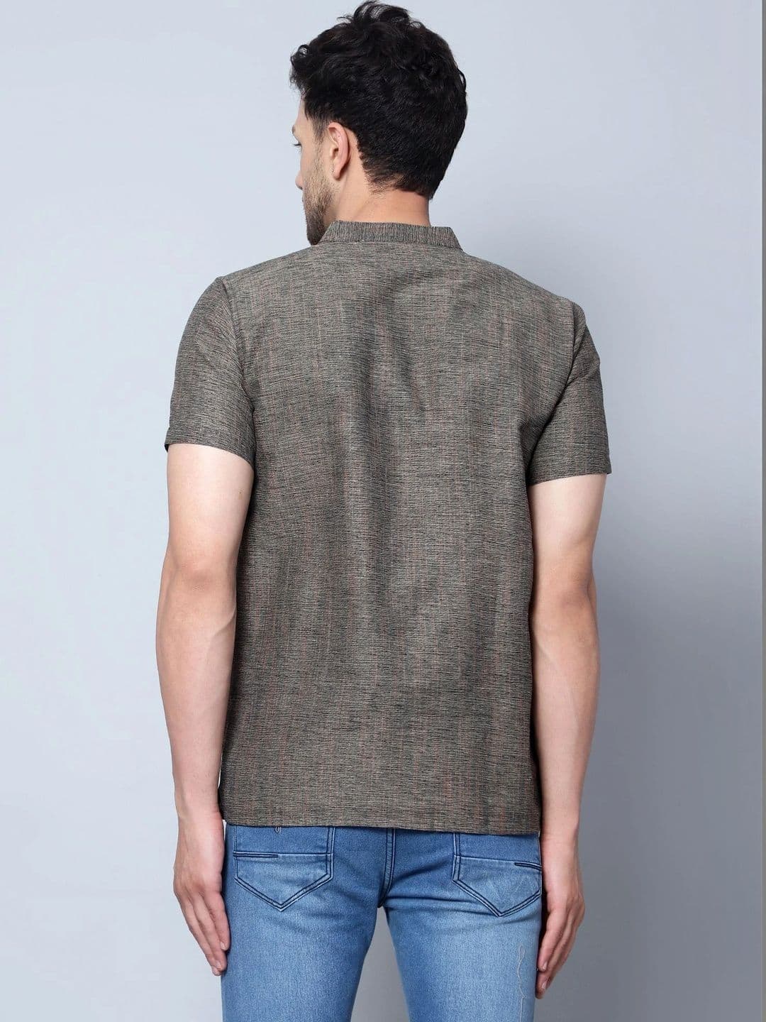 Latest Chikan Garments Men Khadi Kurta thumbnail 4