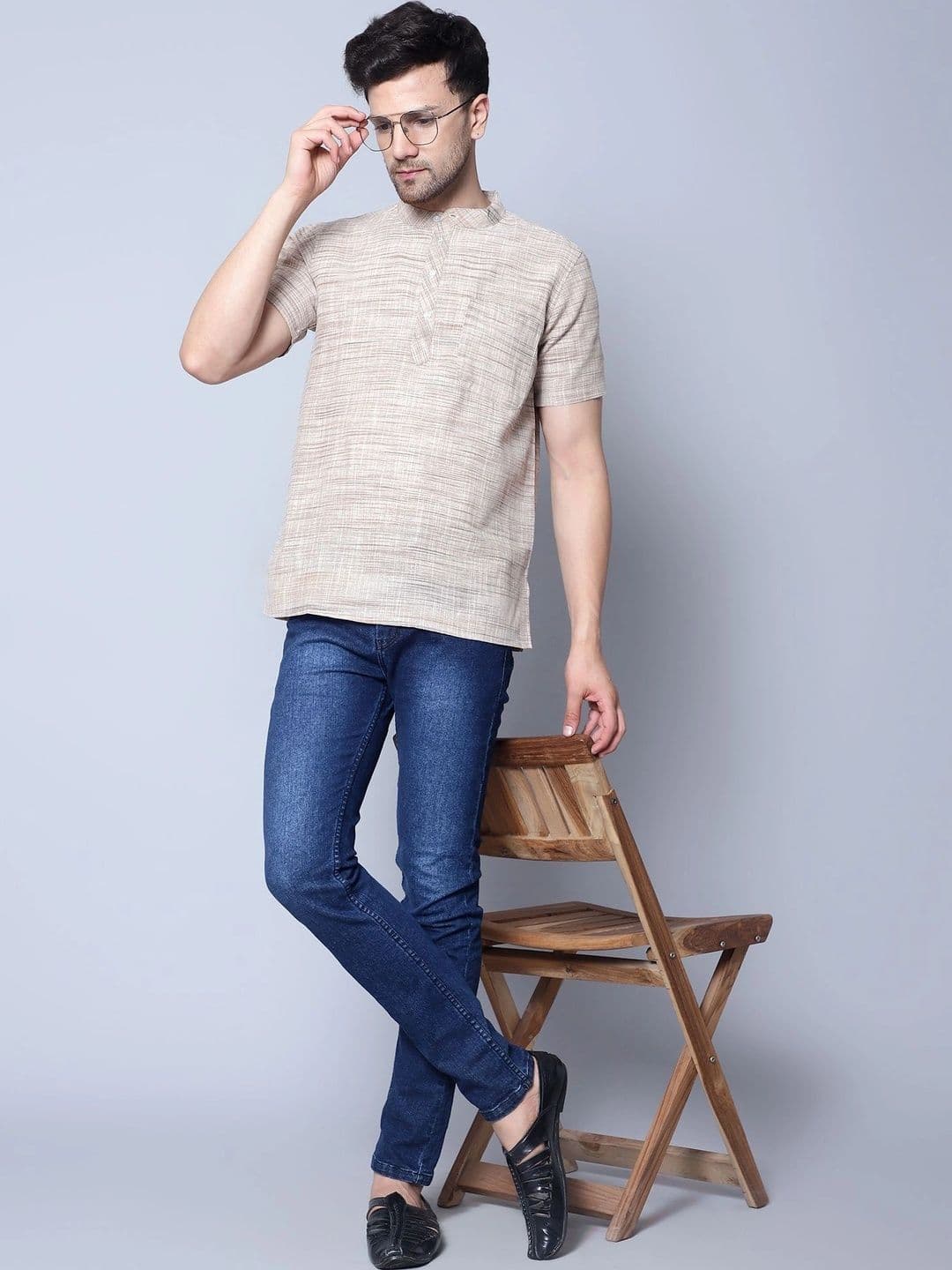 Latest Chikan Garments Men Khadi Kurta thumbnail 2