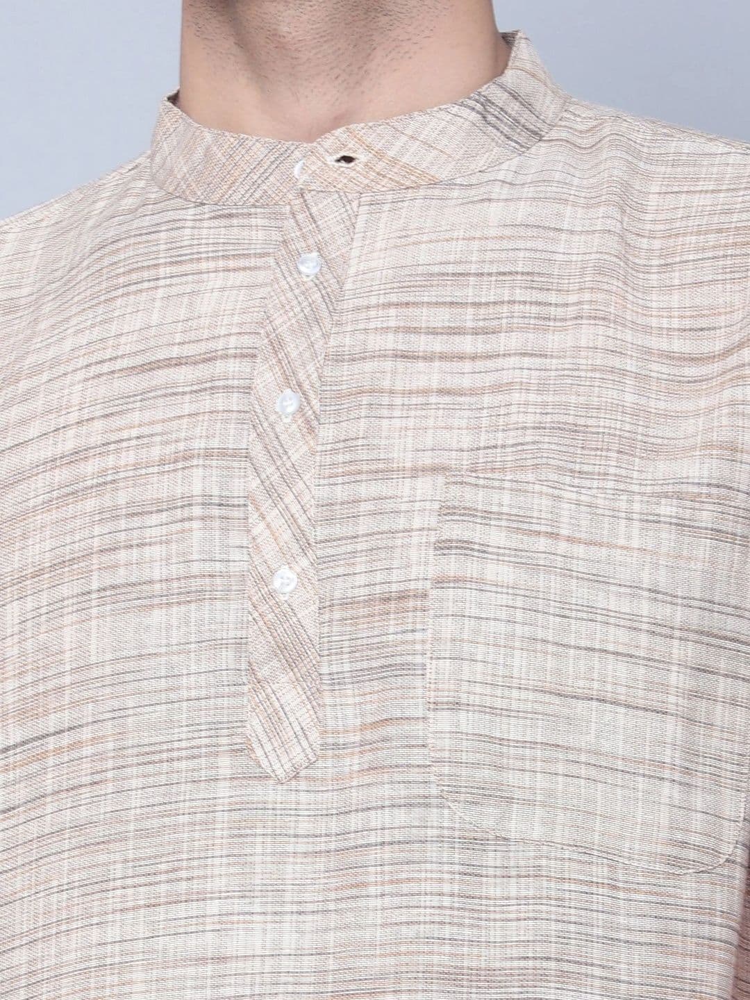 Latest Chikan Garments Men Khadi Kurta thumbnail 3