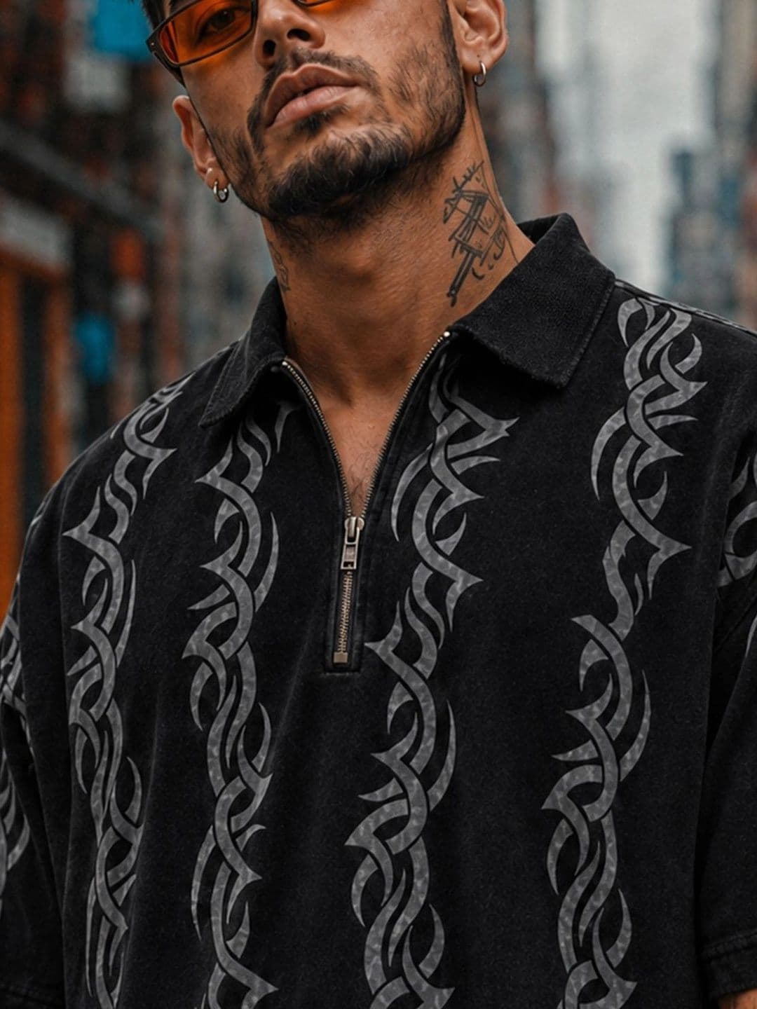 Force Men Printed Polo Collar T-shirt thumbnail 4