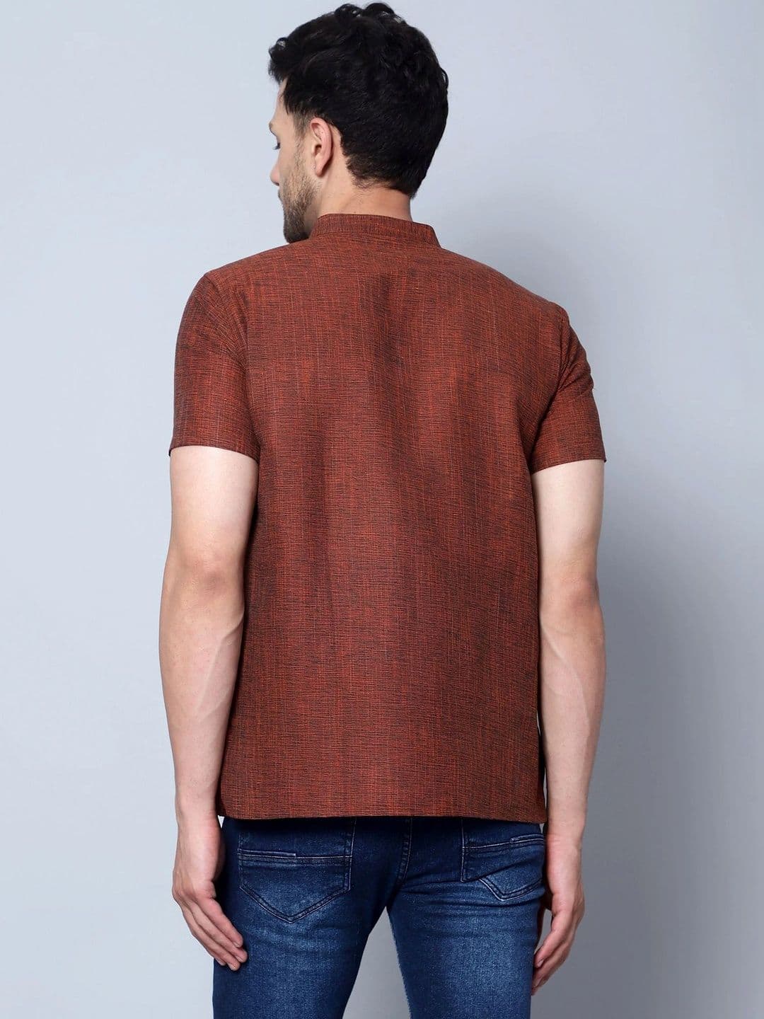 Latest Chikan Garments Men Khadi Kurta thumbnail 4