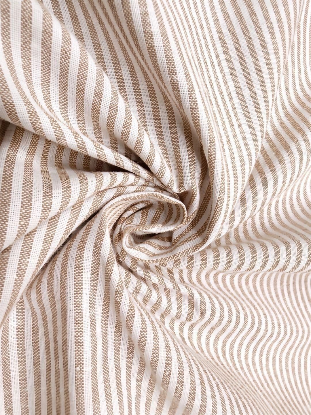 HENSHIKA Men Cotton Standard Striped Printed Casual Shirt thumbnail 4