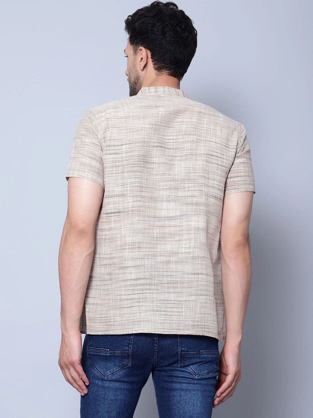 Latest Chikan Garments Men Khadi Kurta thumbnail 6