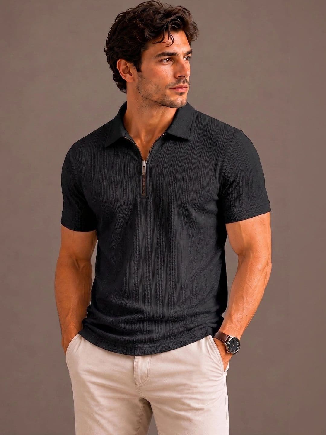 Metronaut Men Polo Collar T-shirt - view 1