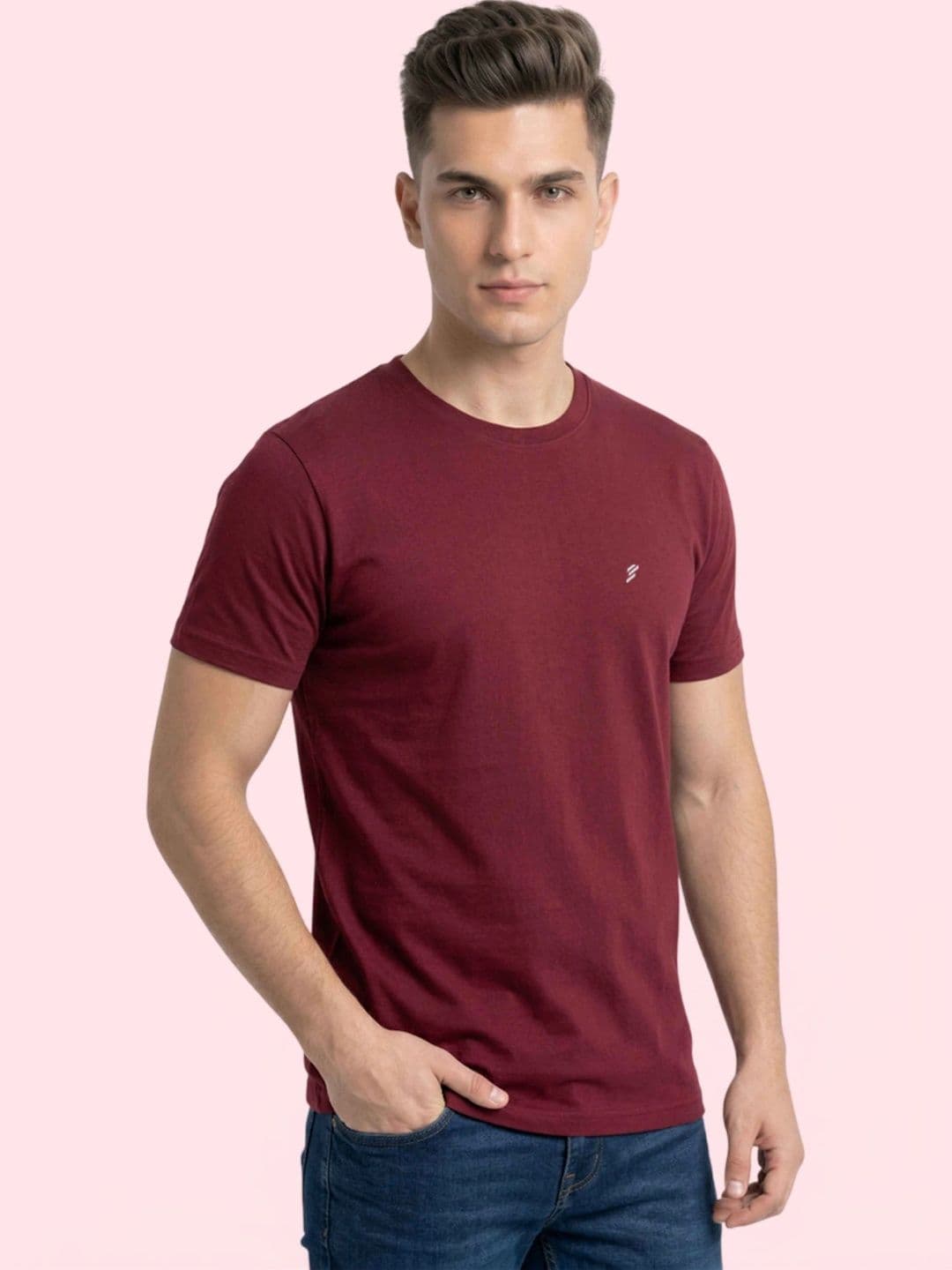 EXCELLO Men Brand Logo T-shirt thumbnail 3