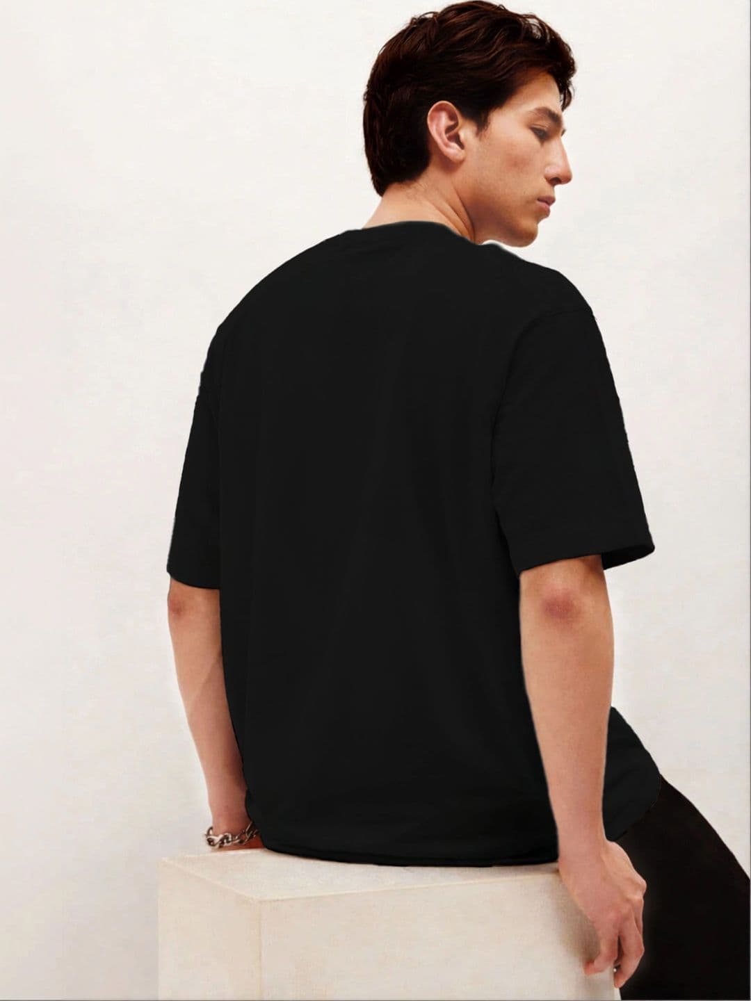 Moda rapido X TOGS & TERRE Men Typography Printed Organic Cotton Blend T-shirt thumbnail 4