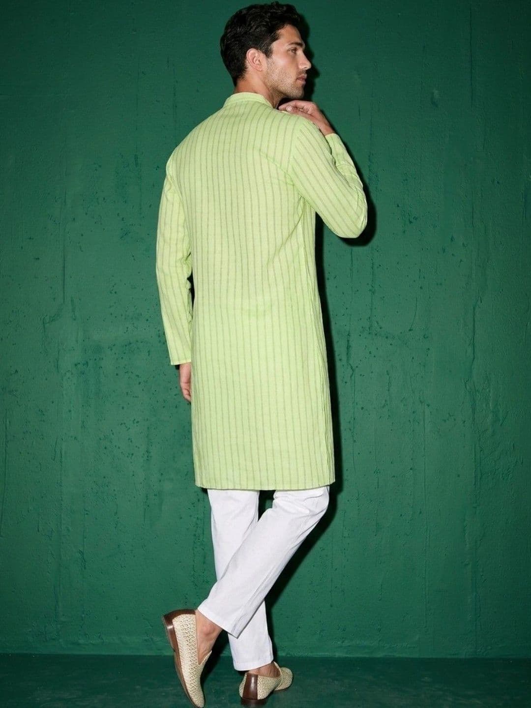 DRIP CHOWK Men Striped Kurta thumbnail 5