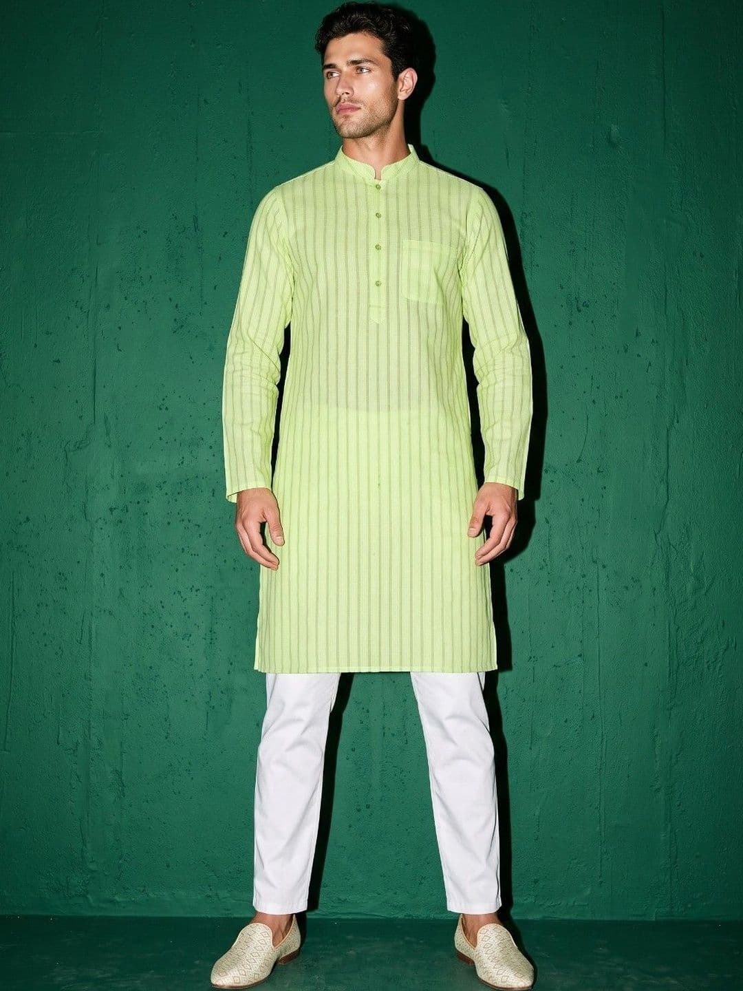 DRIP CHOWK Men Striped Kurta - view 1