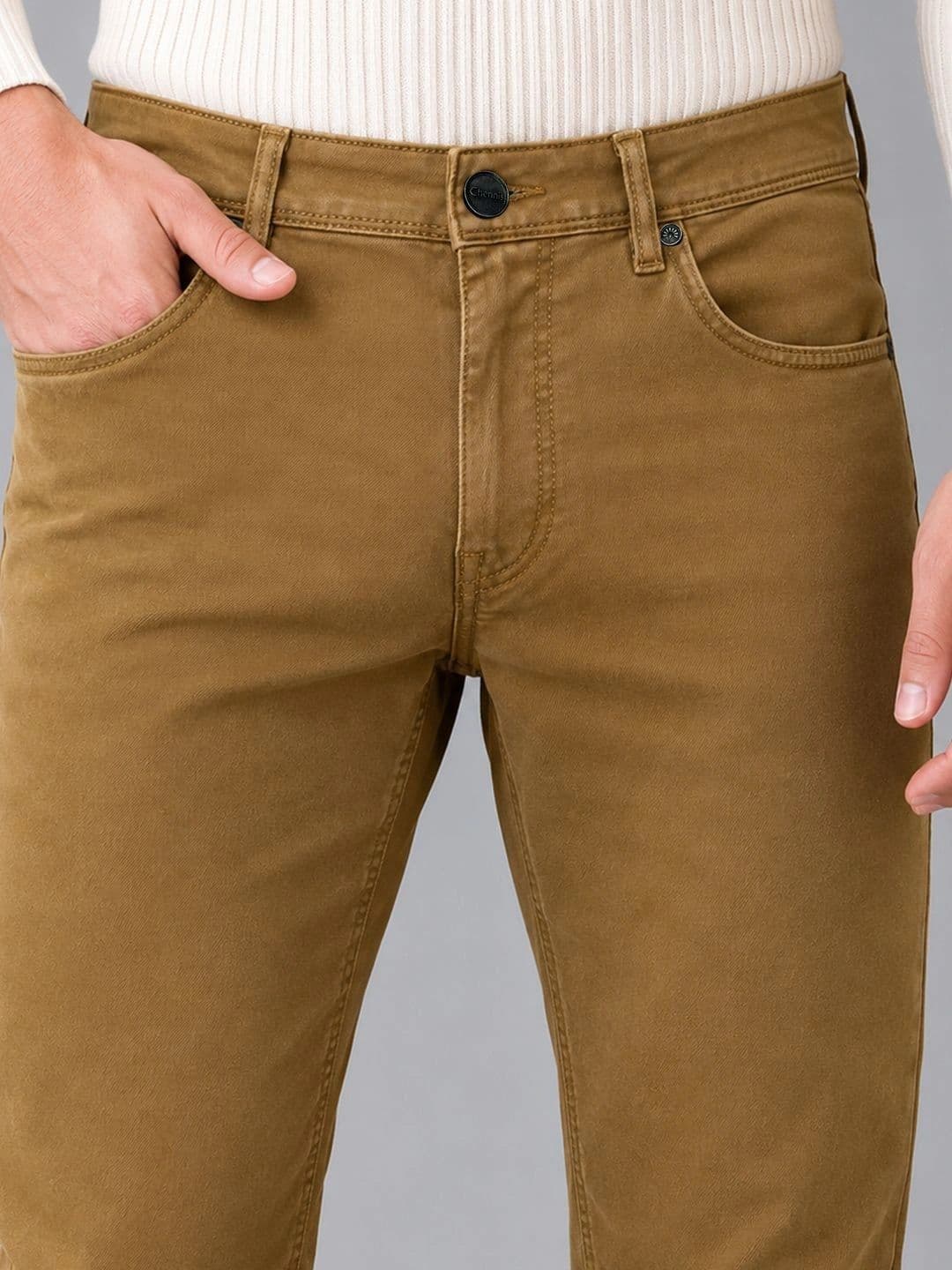 Chennis Men Slim Fit Mid-Rise Stretchable Jeans thumbnail 6