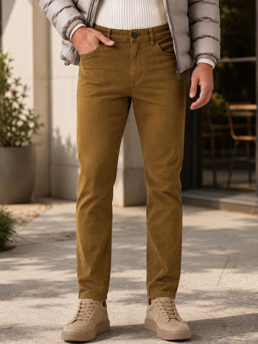 Chennis Men Slim Fit Mid-Rise Stretchable Jeans thumbnail 5