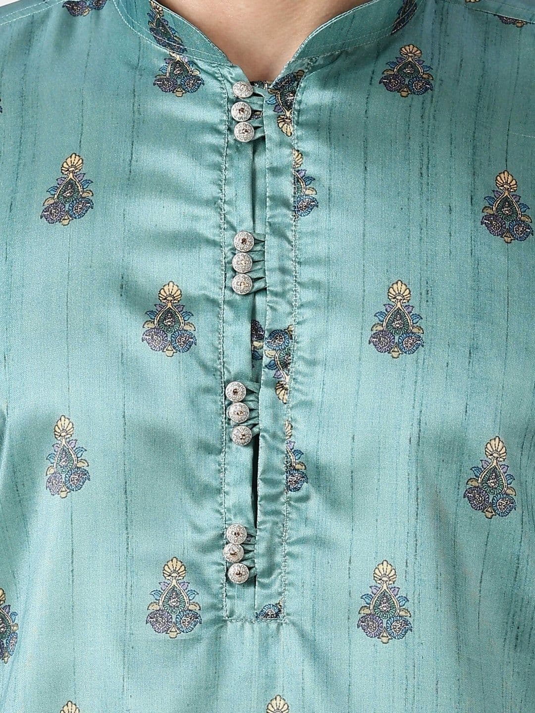 Anouk Men Floral Printed Kurta thumbnail 3