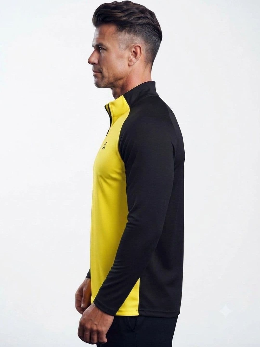 HILL 7 Men Brand Logo Colourblocked Polo Collar T-shirt thumbnail 3