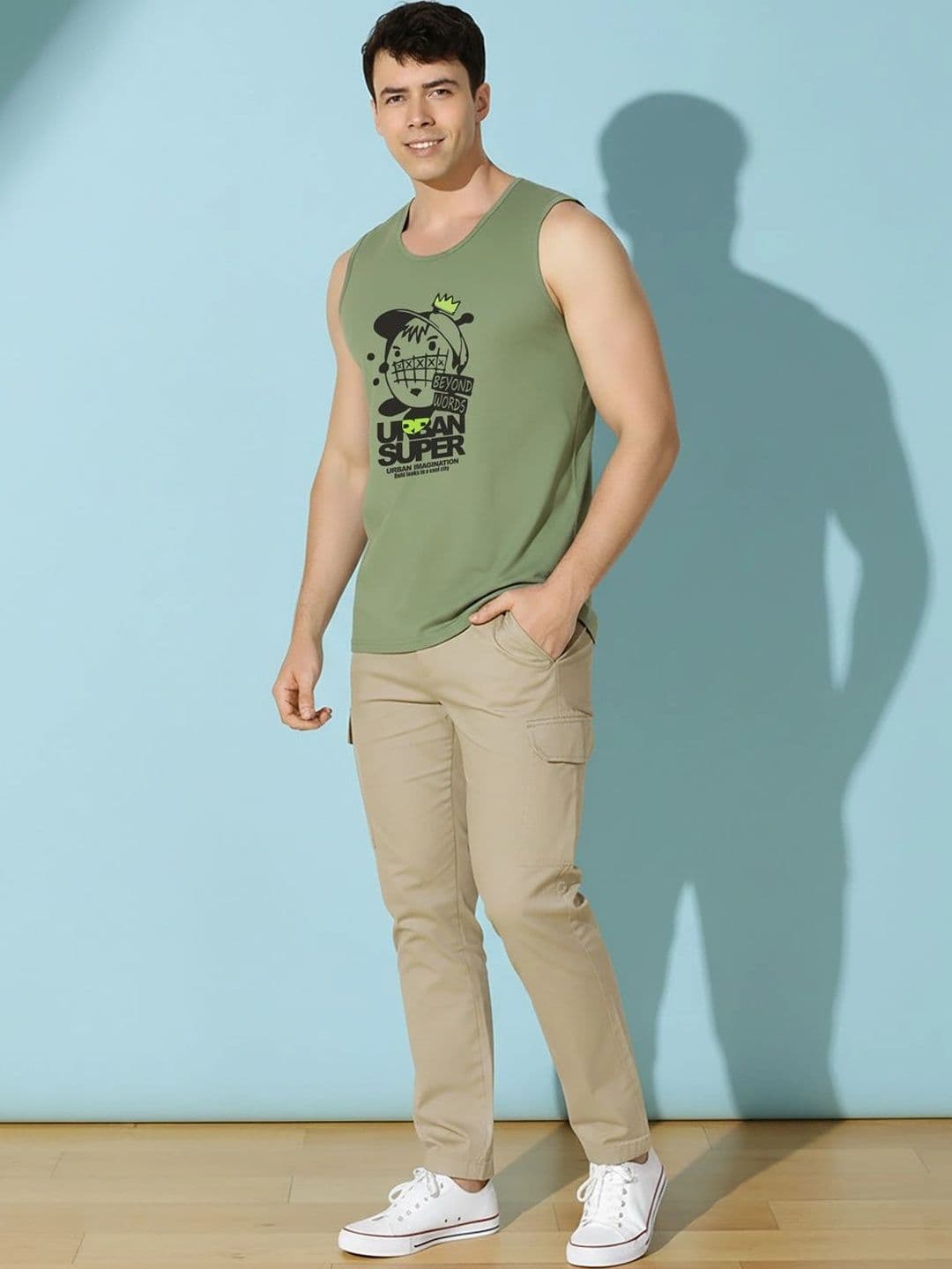 CRYPTIC Men Pack of 2 Cotton Printed T-shirt thumbnail 5