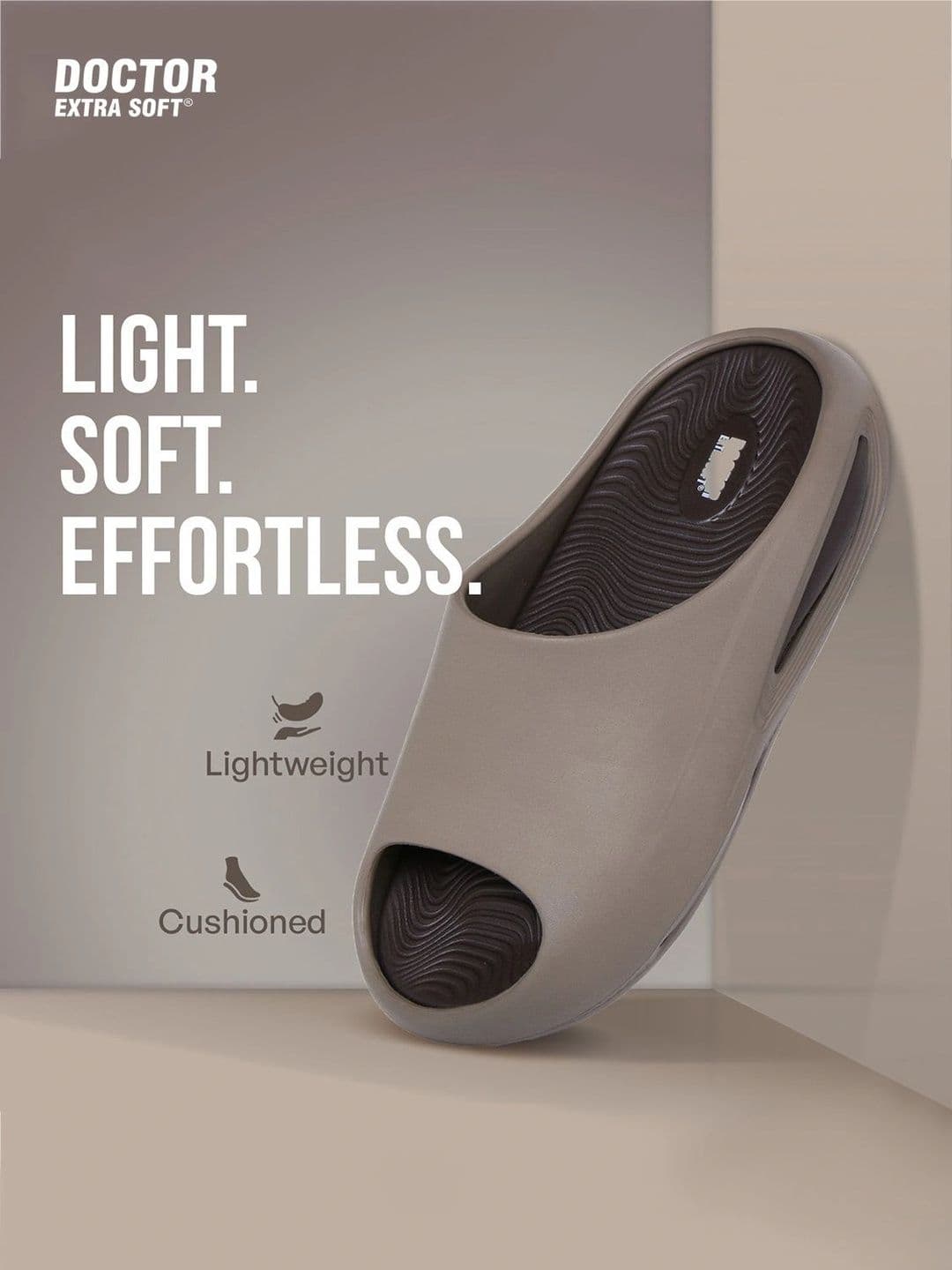 DOCTOR EXTRA SOFT Men Open Toe Sliders thumbnail 3