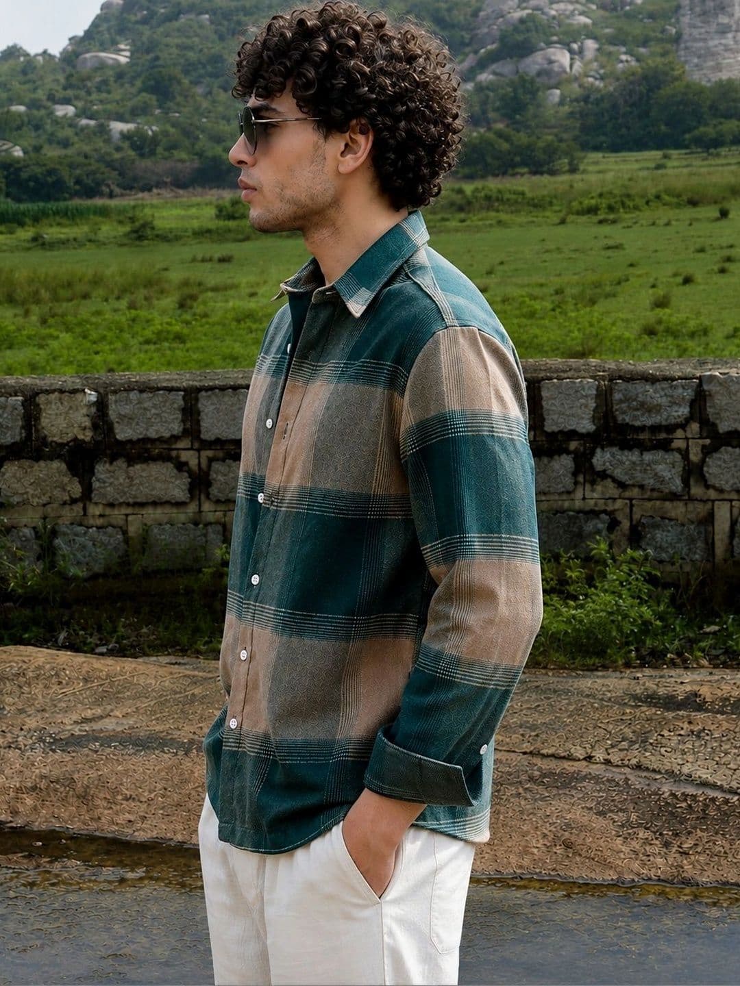 Metronaut Men Checked Casual Shirt thumbnail 3
