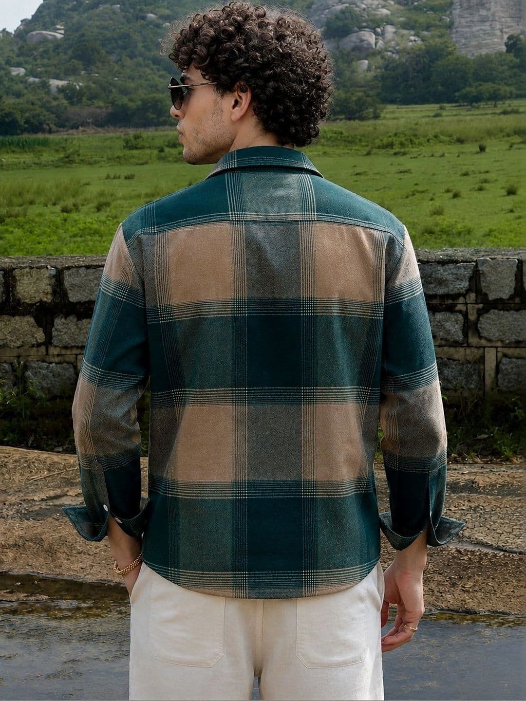 Metronaut Men Checked Casual Shirt thumbnail 2