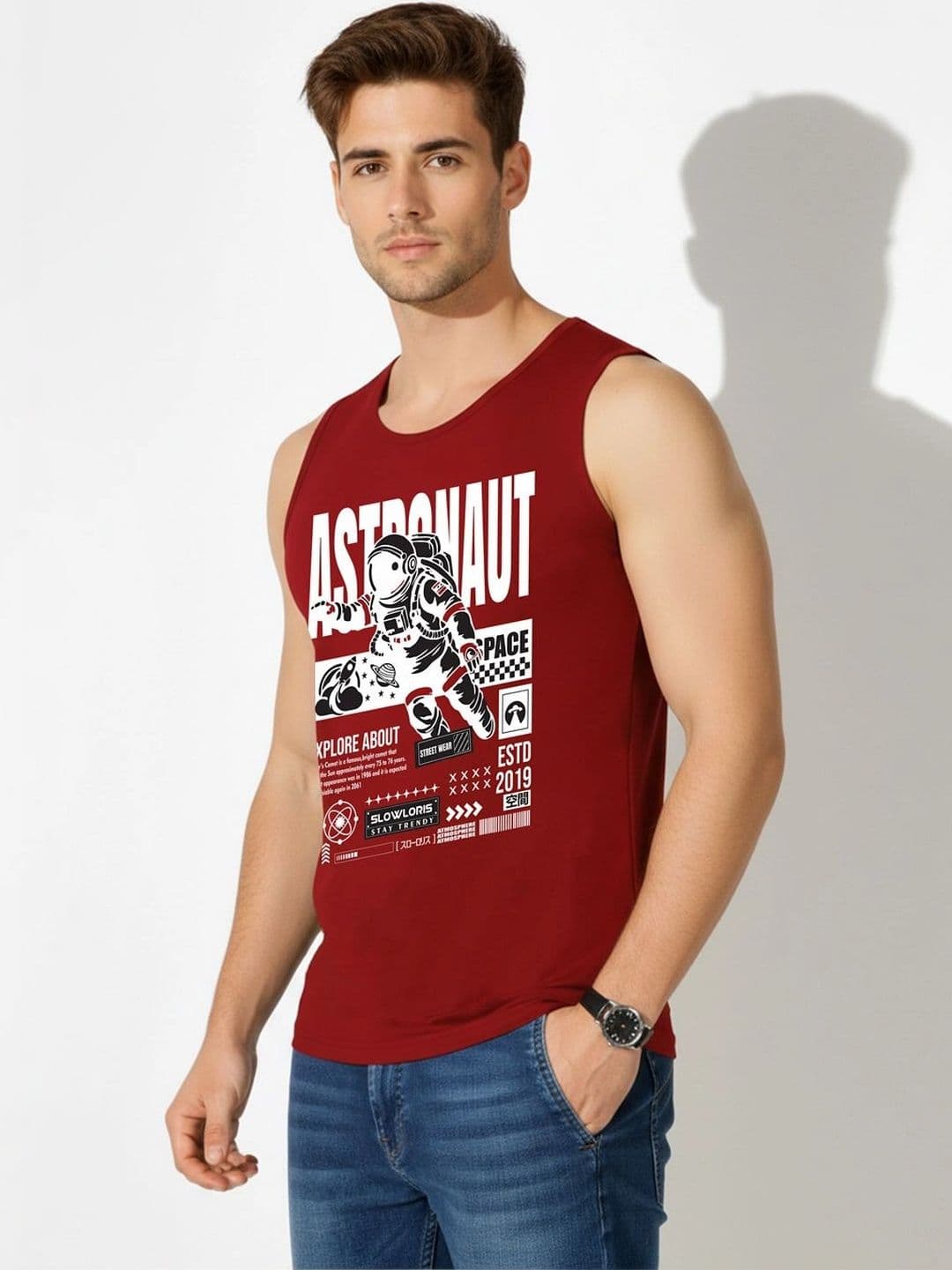 CRYPTIC Men Pack of  2 Printed T-shirt thumbnail 2
