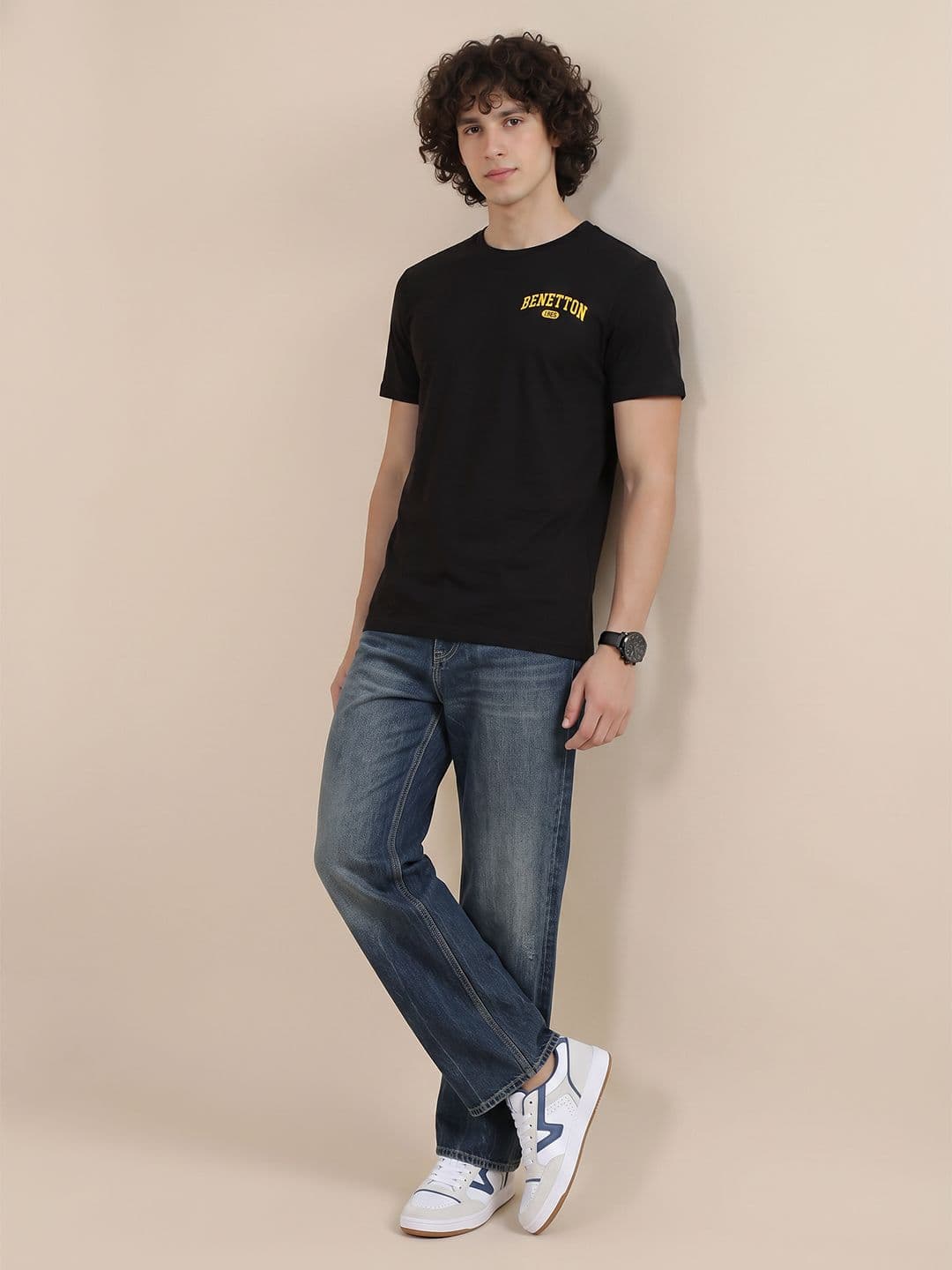 United Colors of Benetton Brand Logo Printed T-shirt thumbnail 5