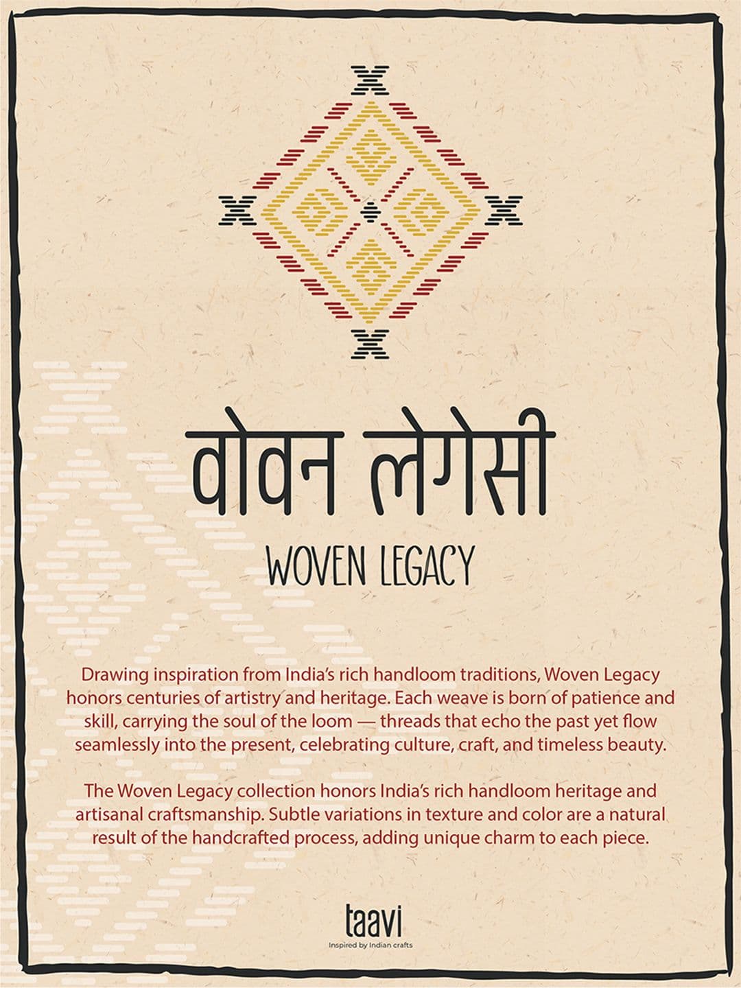 Taavi Woven Legacy Ethnic Motifs Woven Design Pure Cotton Straight Kurta thumbnail 3